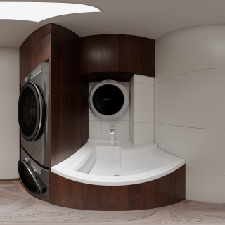 现代中古洗衣房