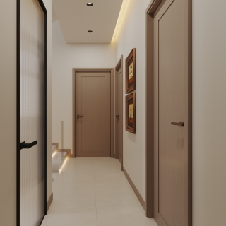 奶油中古二层走廊