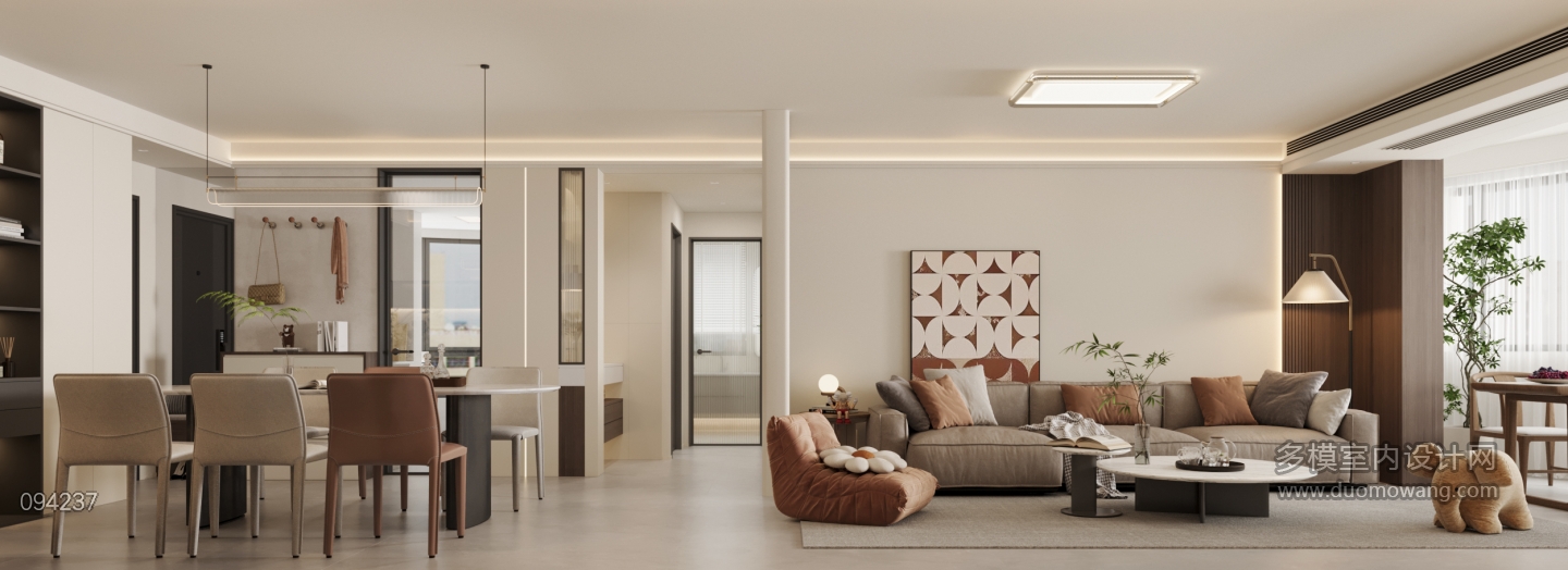 现代轻奢客餐厅01