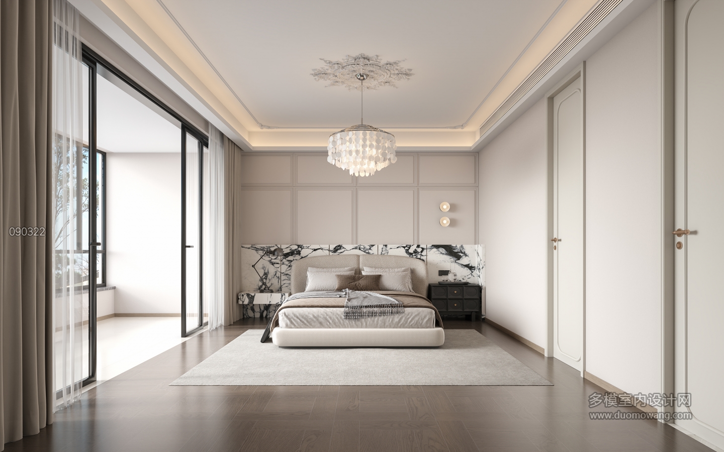 法式 二层 主卧 2