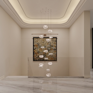 轻法二层楼梯特写