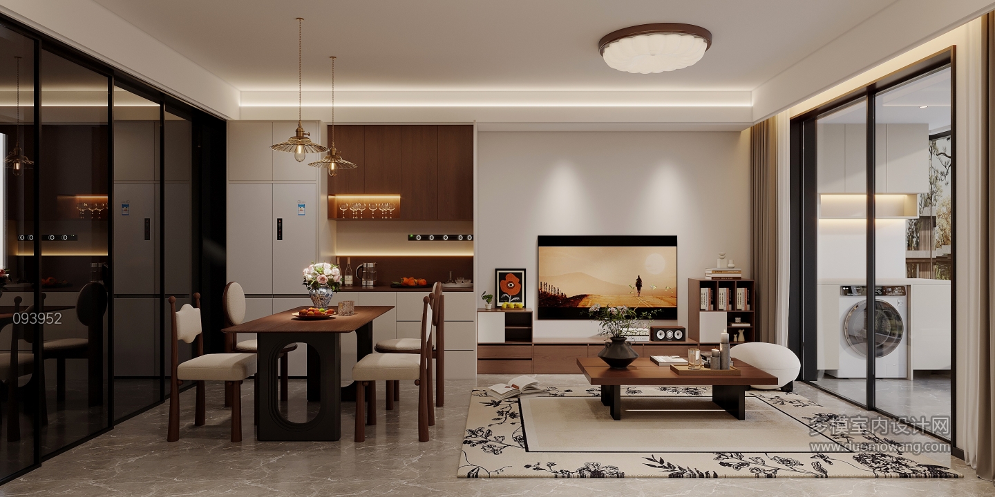 现代中古客厅特写2