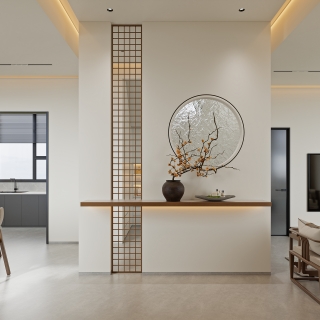 西阳自建房_一层客厅001