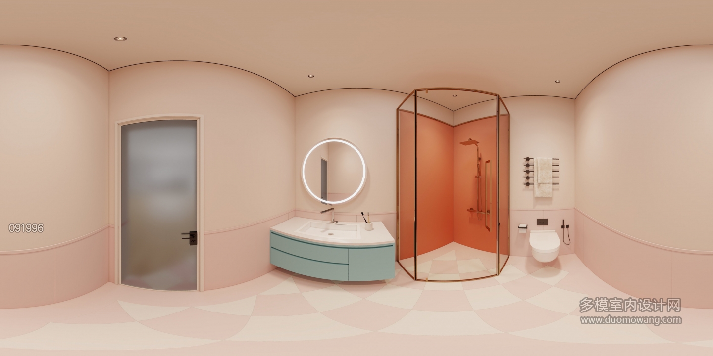 现代-儿童房卫生间4