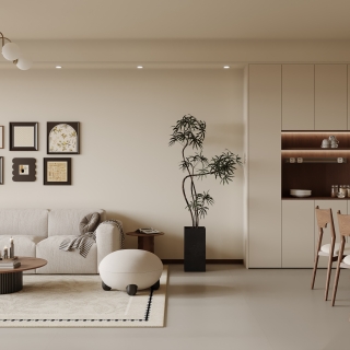 现代客餐厅特写B