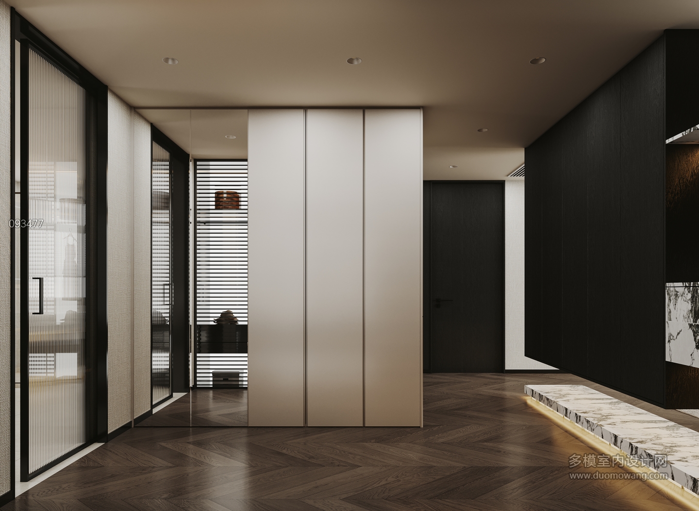 现代-衣帽间特写2