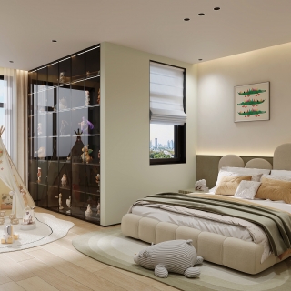 现代二楼儿童房