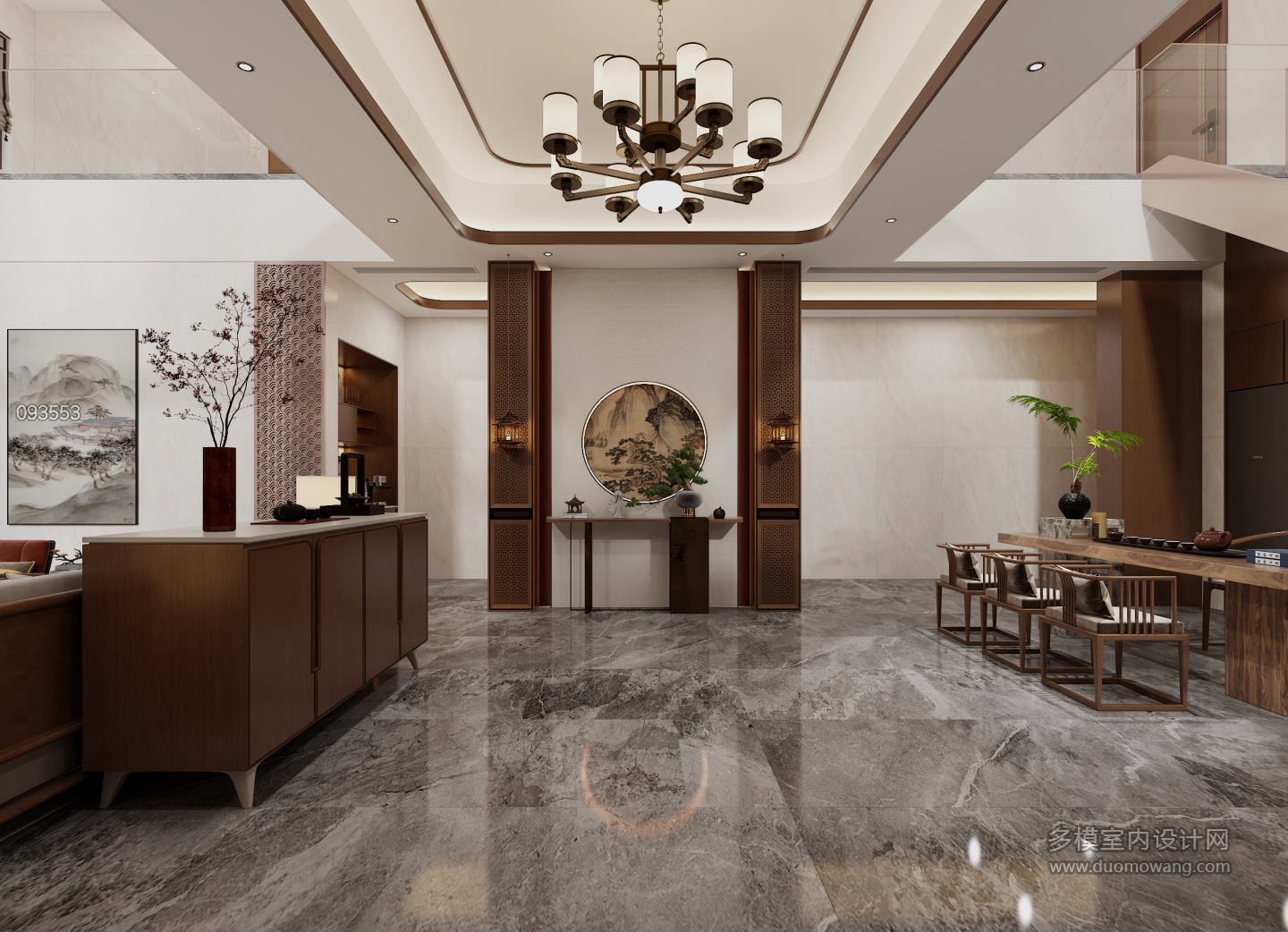 新中式客厅静态三