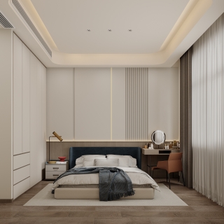 现代-二层主卧特写