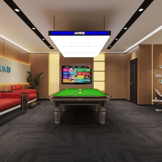 现代台球室包厢2