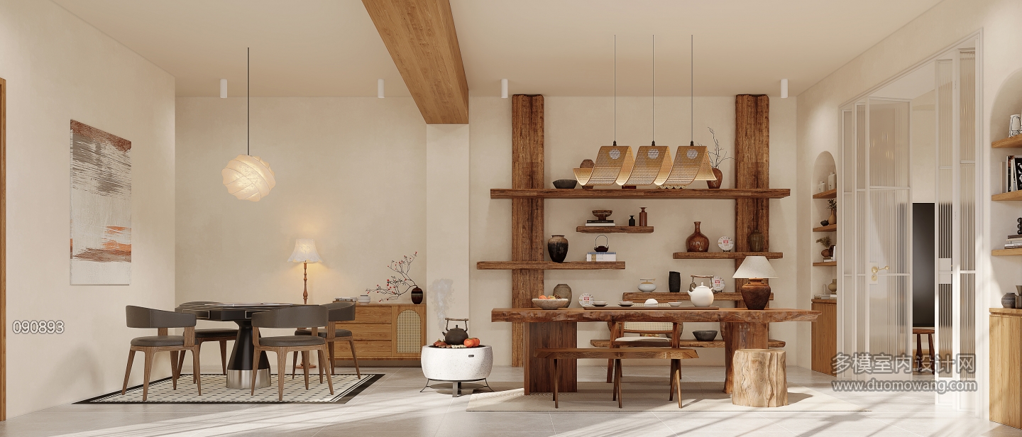 美式田园茶室001