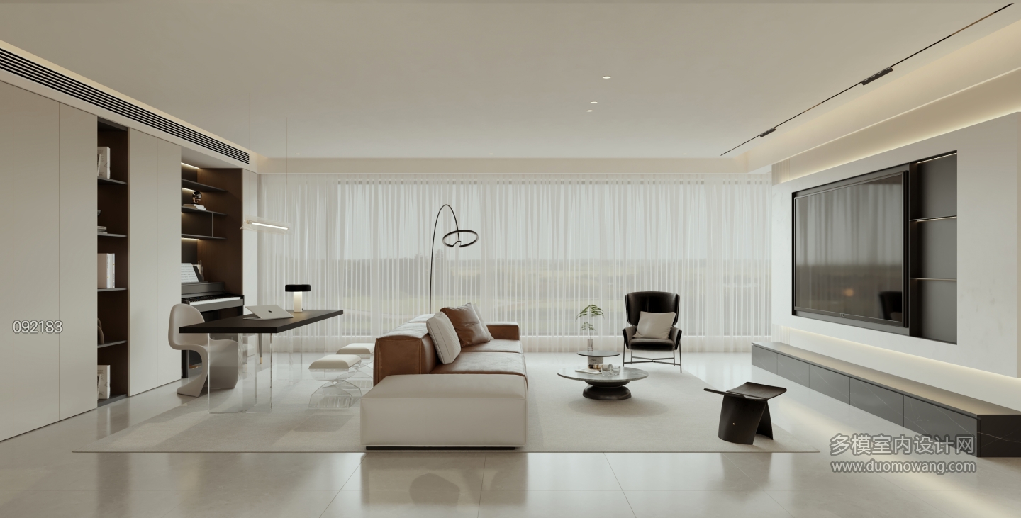 现代 客餐厅 单张4