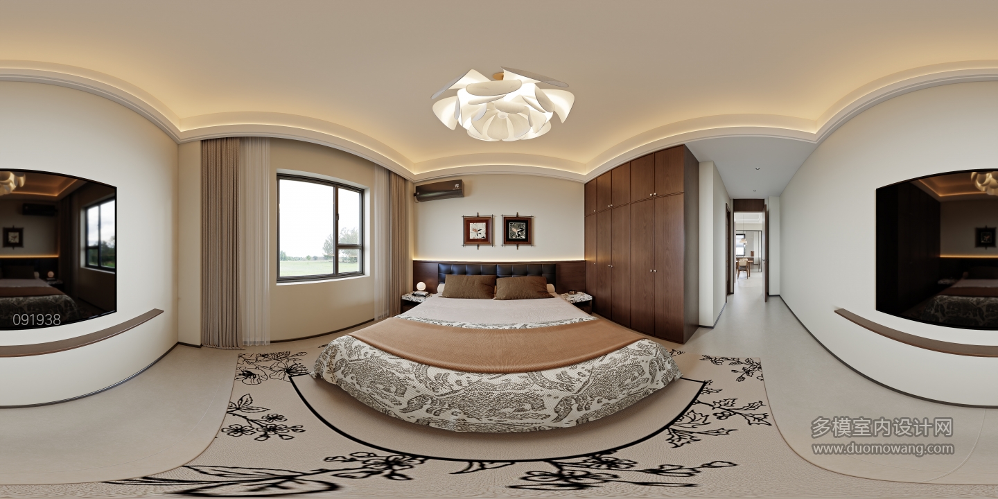 傅总自建房_二层主卧室