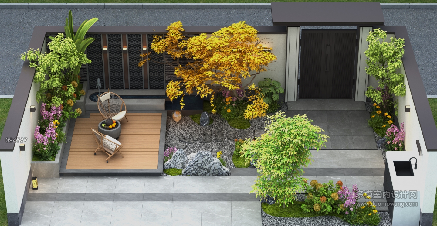 兰亭世家新中式庭院鸟瞰