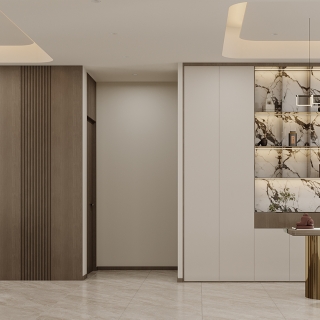 现代-二层书房特写