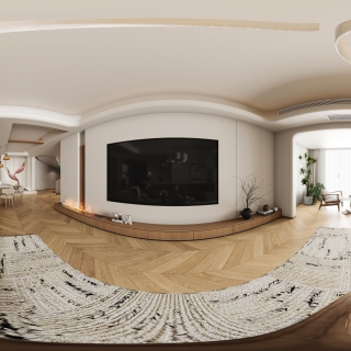 原木客餐厅全景