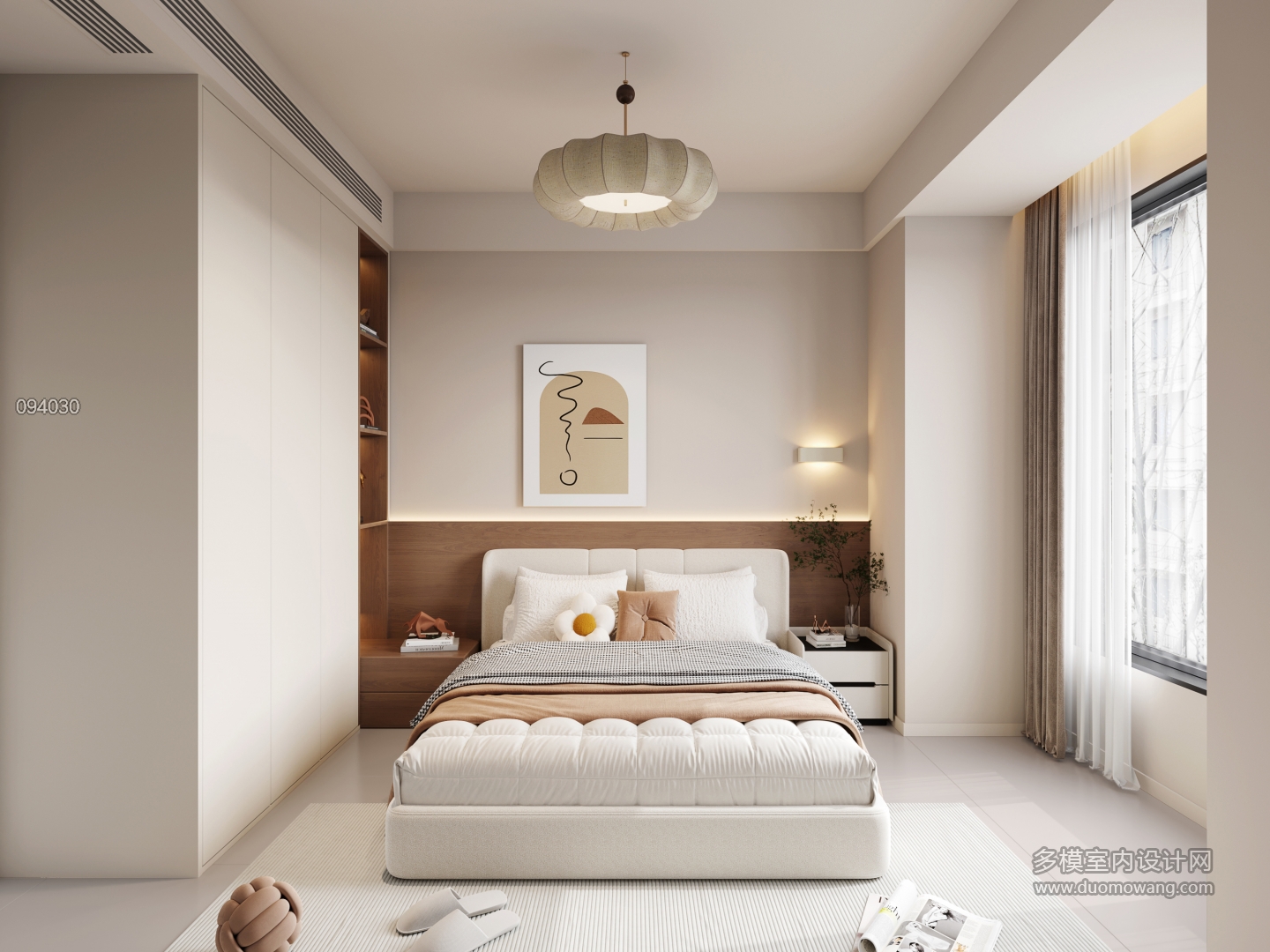 9现代中古风次卧单张