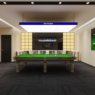 现代台球室包厢1