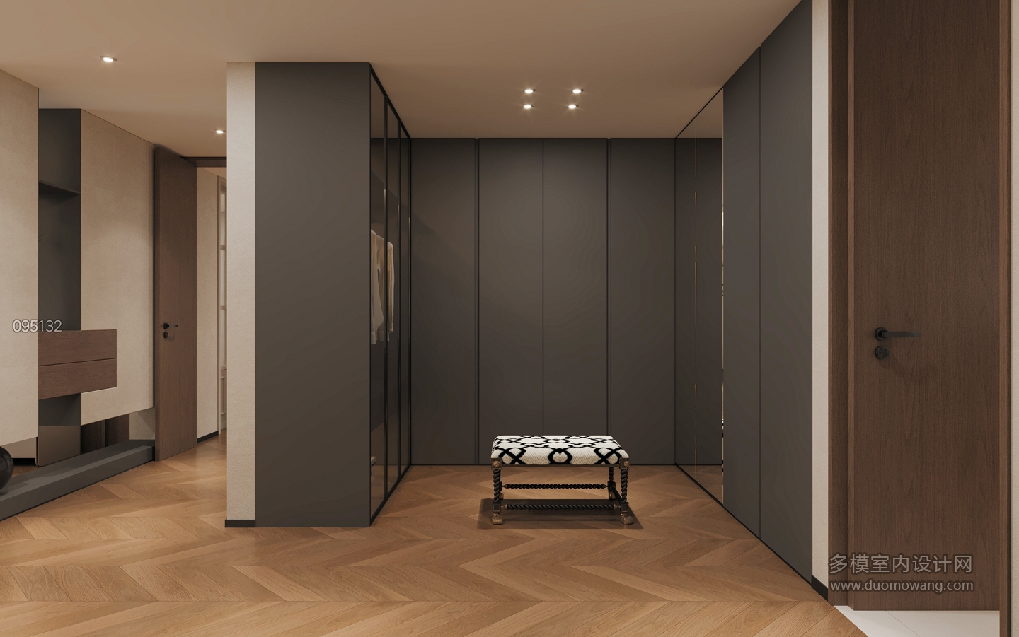 一楼主卧衣帽间