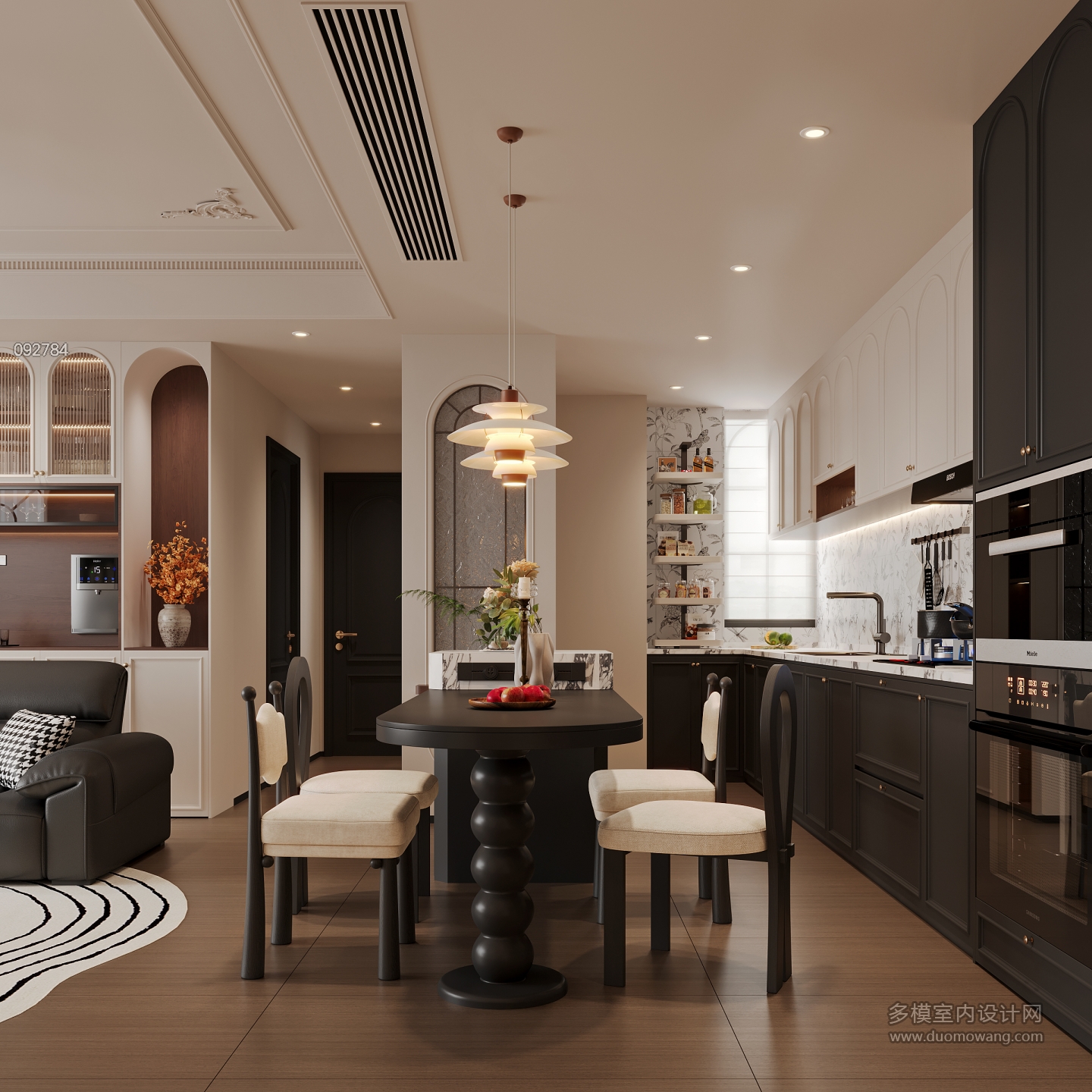 法式中古风餐厅特写