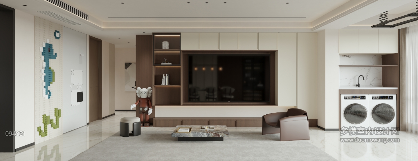 现代 客餐厅 单张2