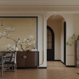 法式中国风 客餐厅 单张2