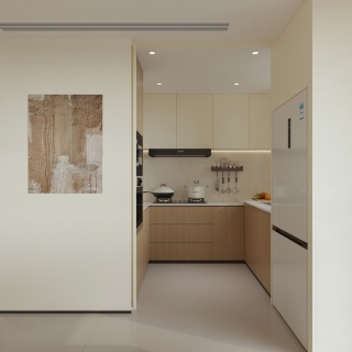 现代 厨房 单张