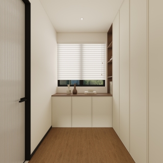 现代二楼主卧衣帽间