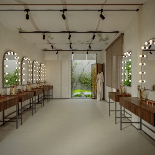 宋式服装店化妆间静态