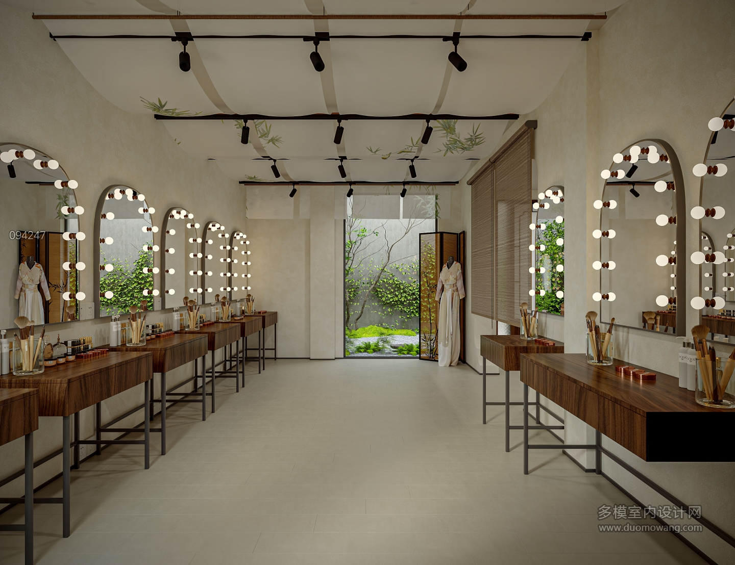 宋式服装店化妆间静态