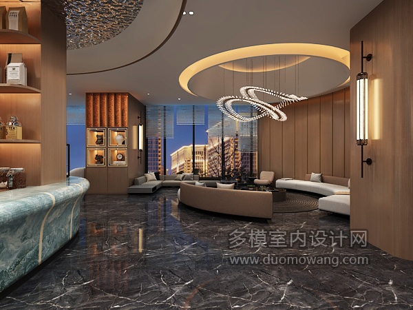 现代酒店餐饮区