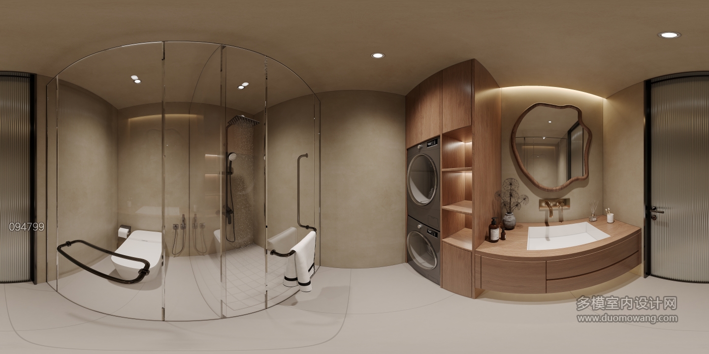 负二卫生间全景