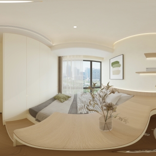 现代 儿童房 全景