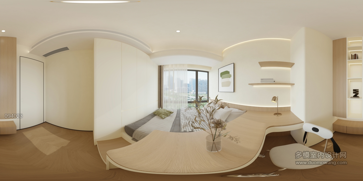 现代 儿童房 全景