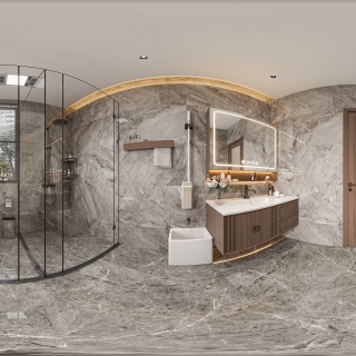 新中式卫生间 360