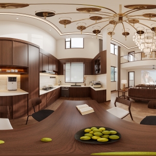 中古风客厅2全景