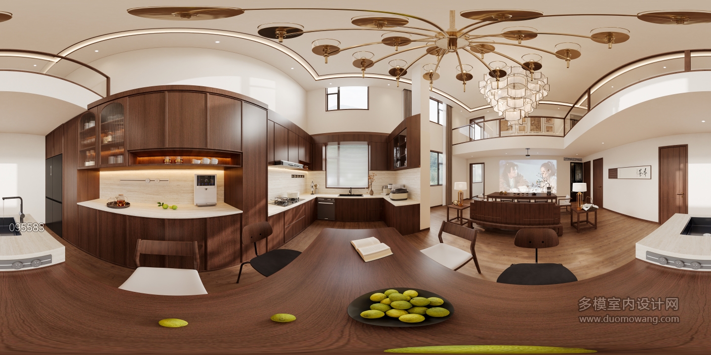 中古风客厅2全景