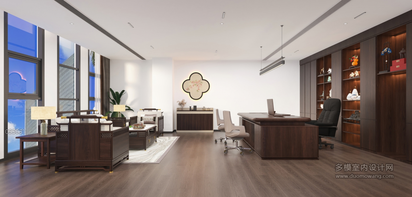 新中式总裁办公室 (2)