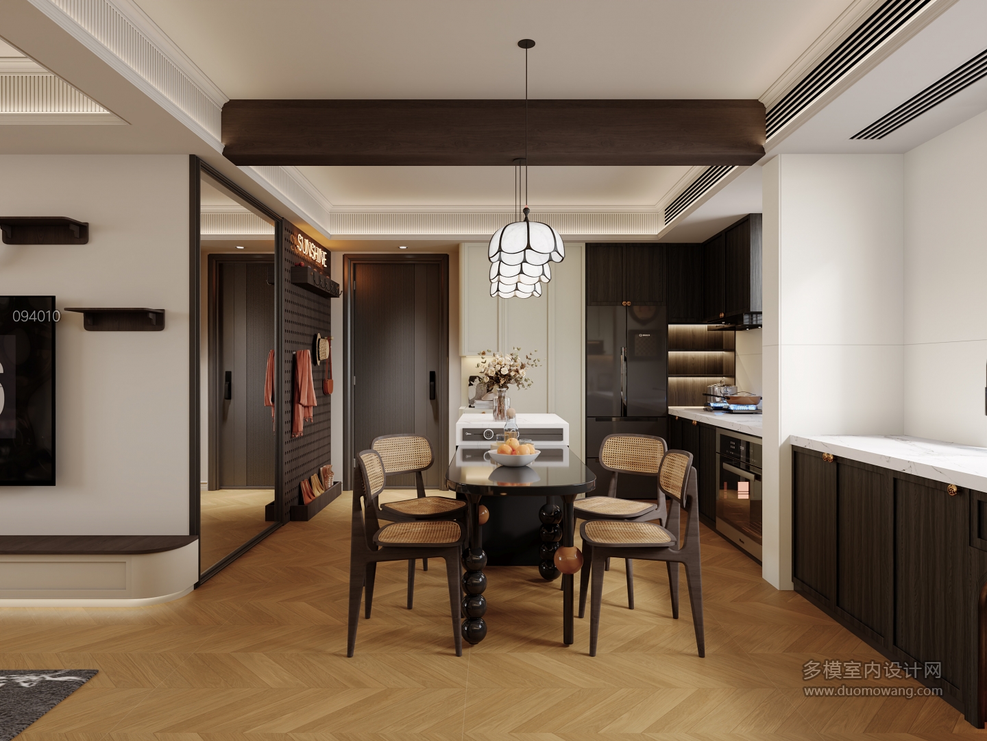 法式中古入户门