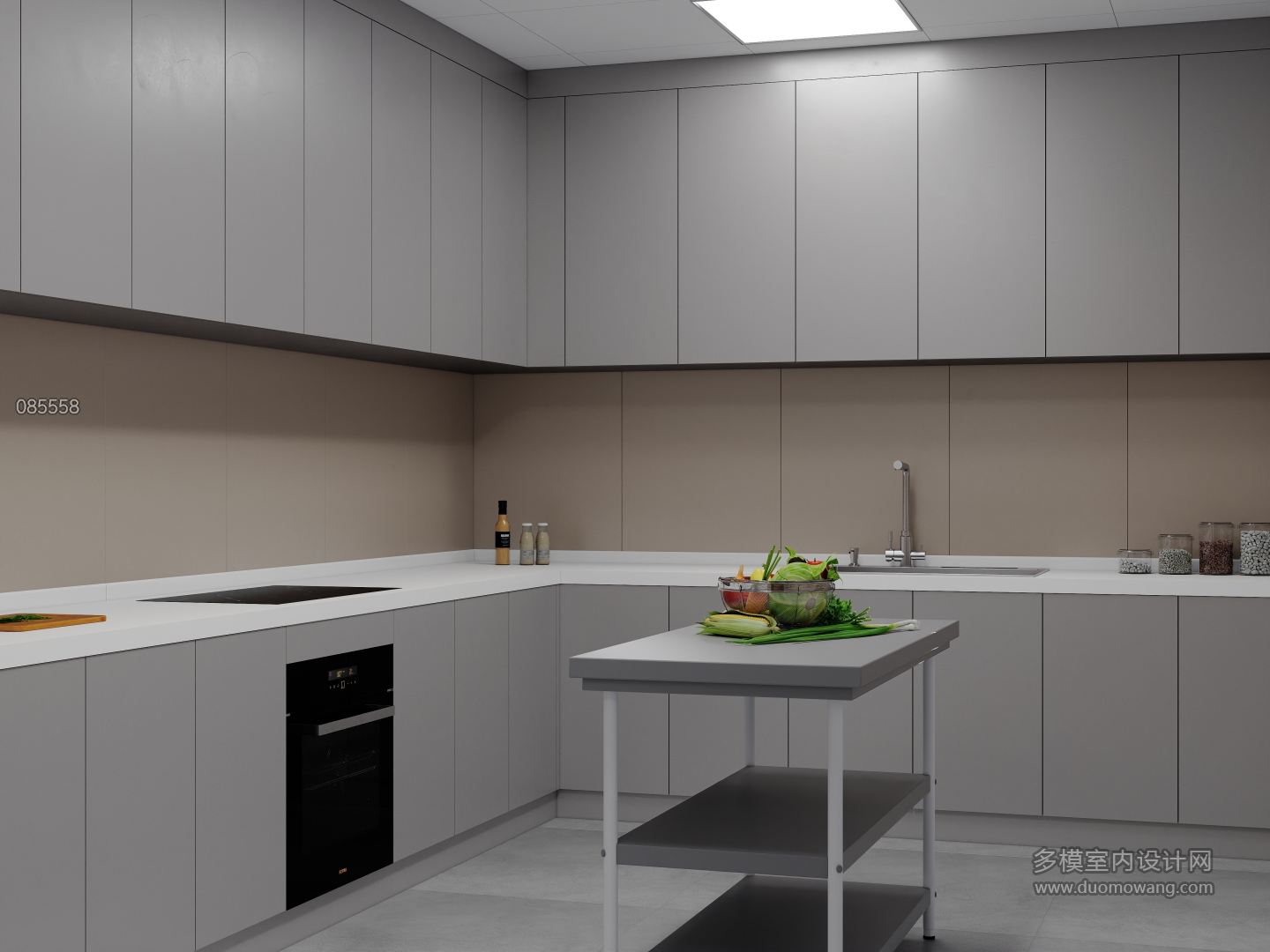 现代风格-厨房1（单张）