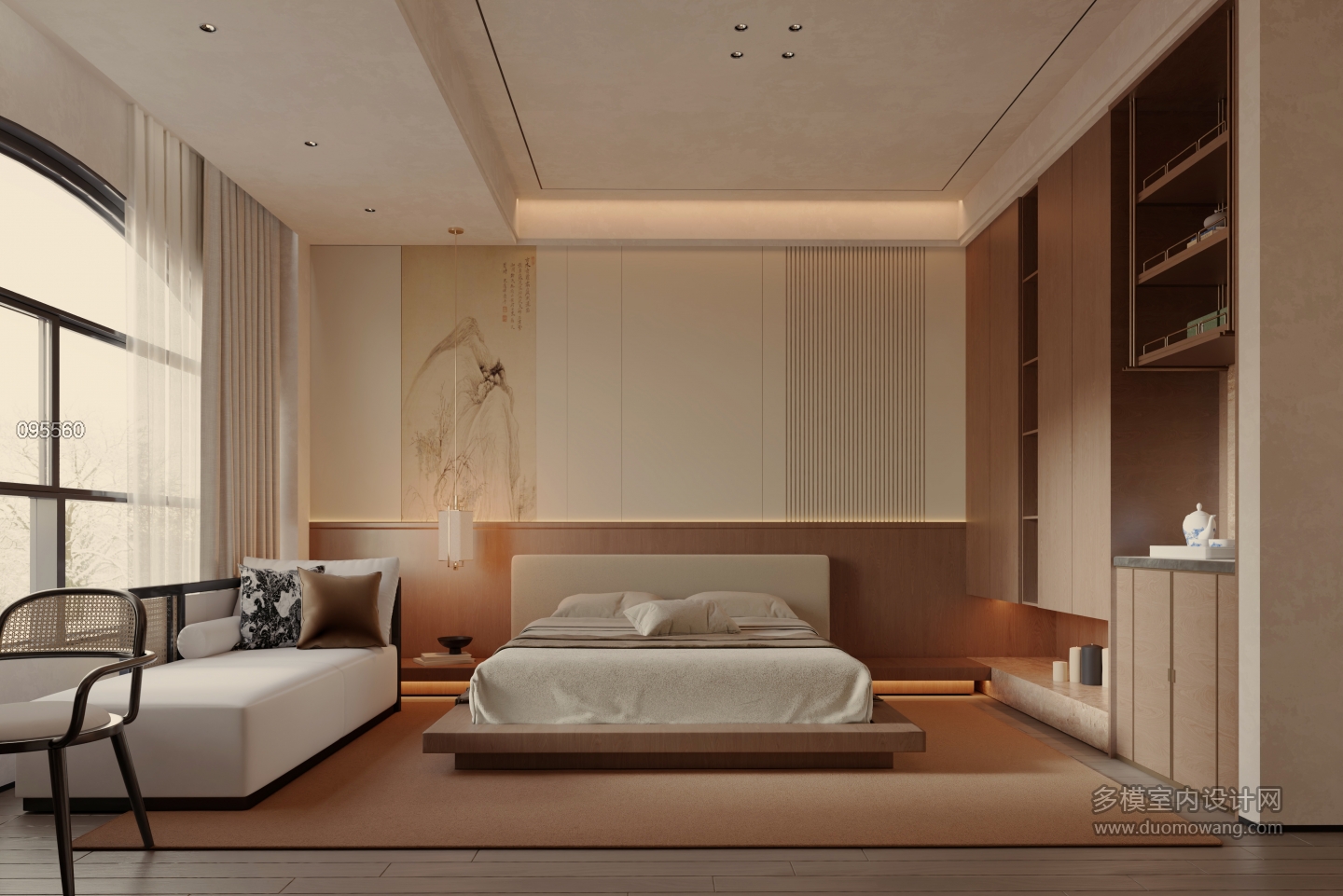 宋代三楼卧室静态