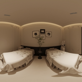 法式vip包厢全景