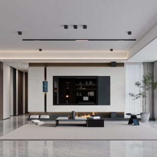 意式电视背景特写