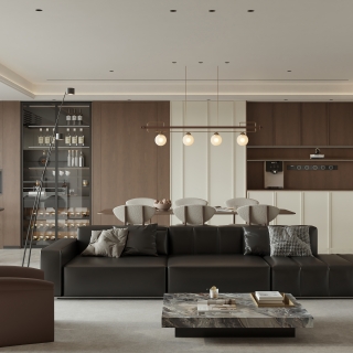 现代 客餐厅 单张1