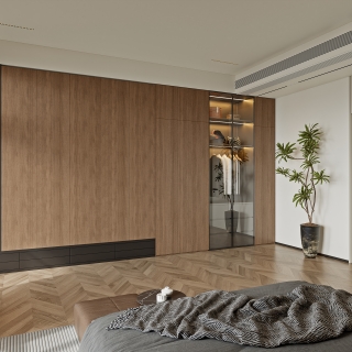 意式轻奢三层_三层主卧室002