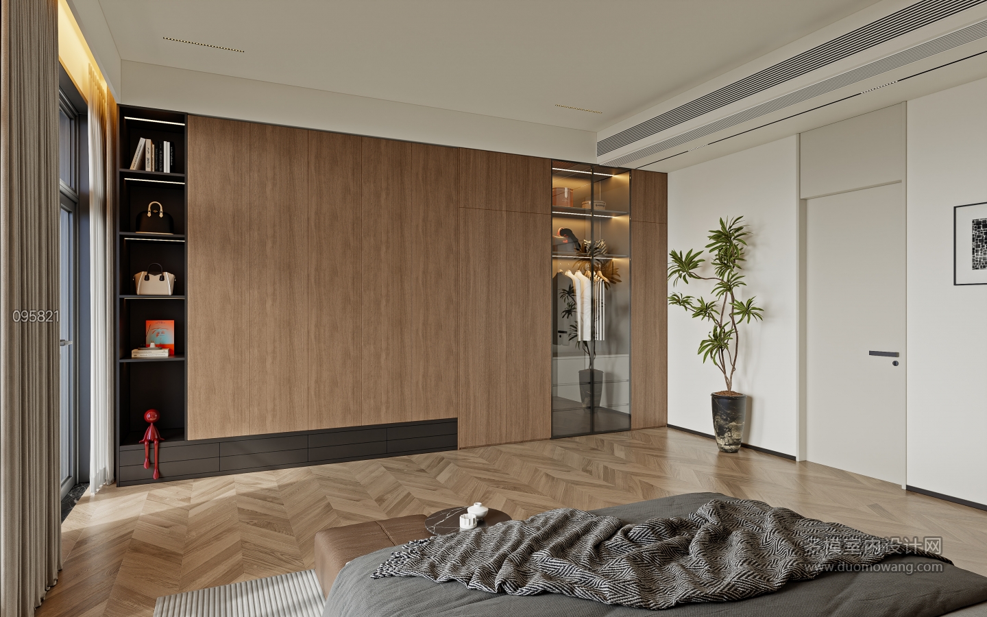 意式轻奢三层_三层主卧室002