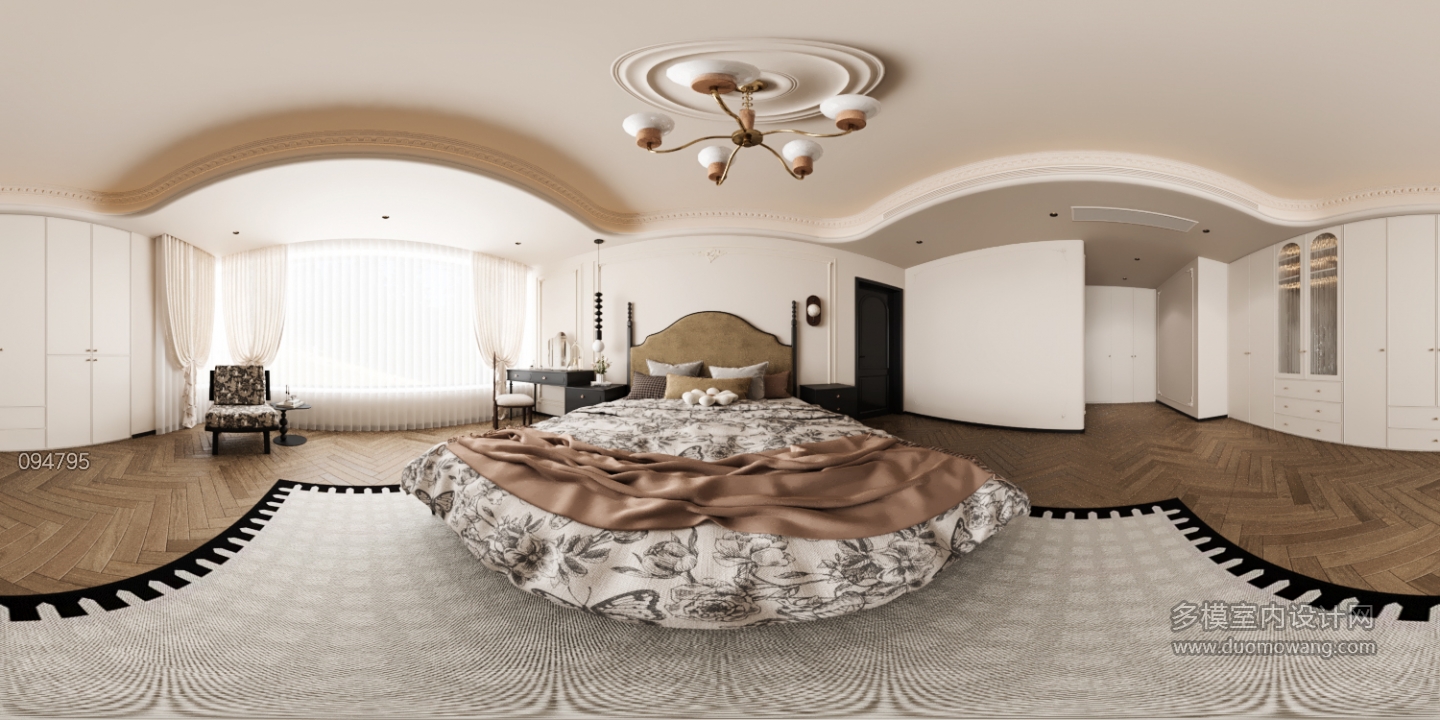 法式主卧全景