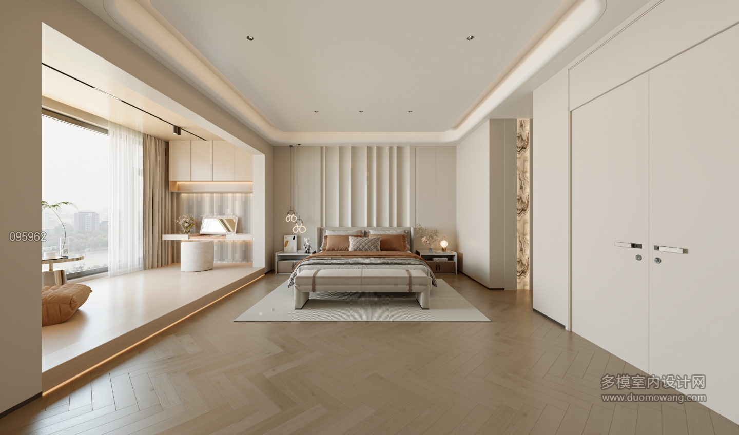 现代轻奢主卧单张