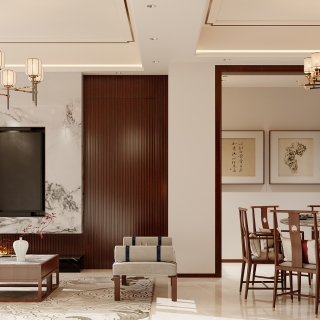 新中式电视背景