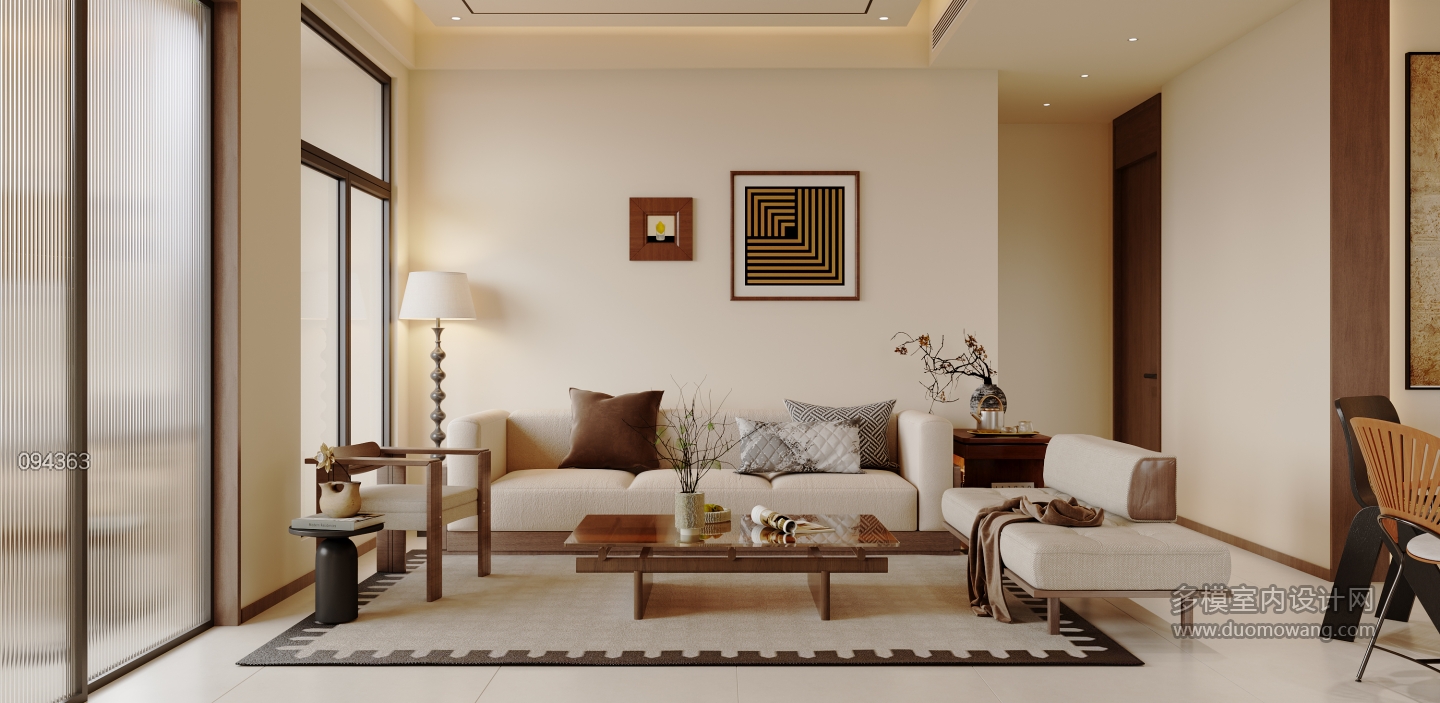 四楼_沙发背景004